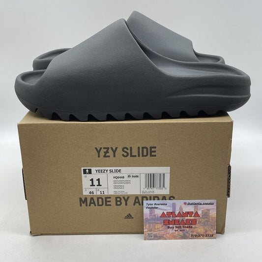 Size 11 - Adidas Yeezy Slide Onyx Black (HQ6448)