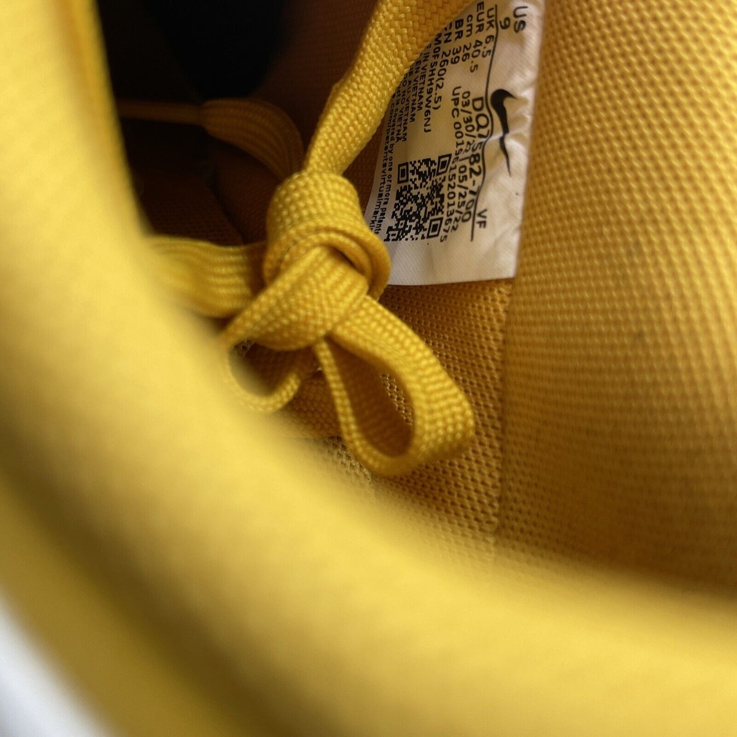 Size 9W - Nike Air Force 1 07 SE 40th Anniversary Yellow Ochre Red (DQ7582-700)