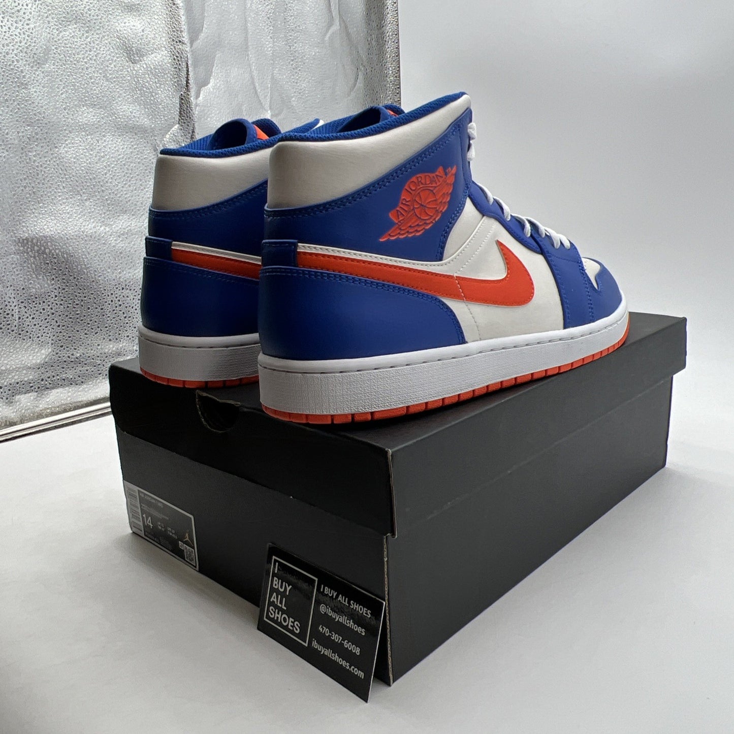 Size 14 - Air Jordan 1 Mid Knicks 2023 (FD1029-400)