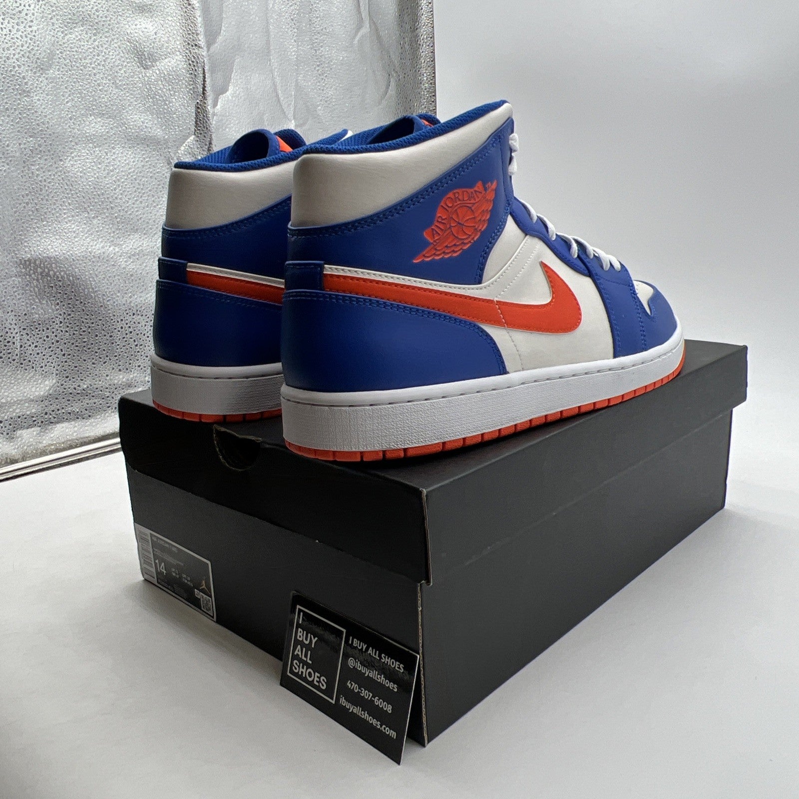 Size 14 - Air Jordan 1 Mid Knicks 2023 (FD1029-400)
