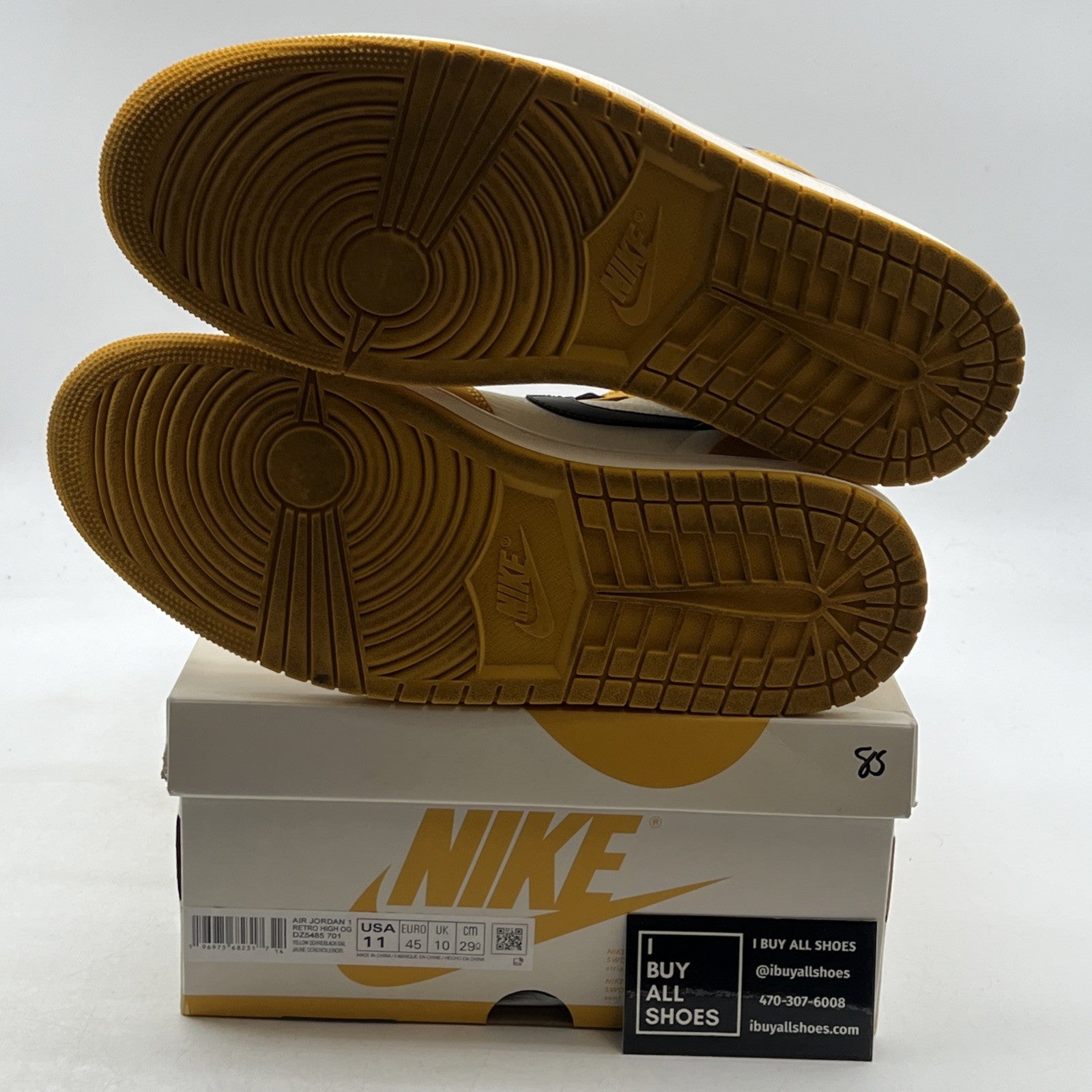 Size 11 - Air Jordan 1 Retro OG High Yellow Ochre (DZ5485-701)