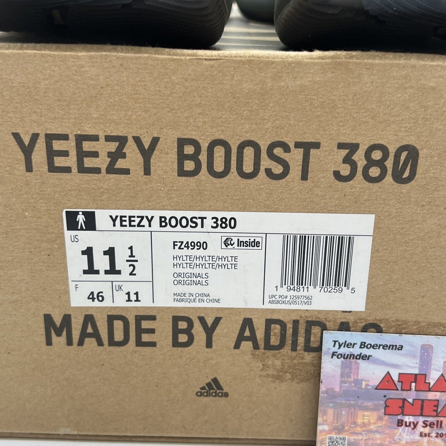 Size 11.5 - adidas Yeezy Boost 380 Hylte (FZ4990)