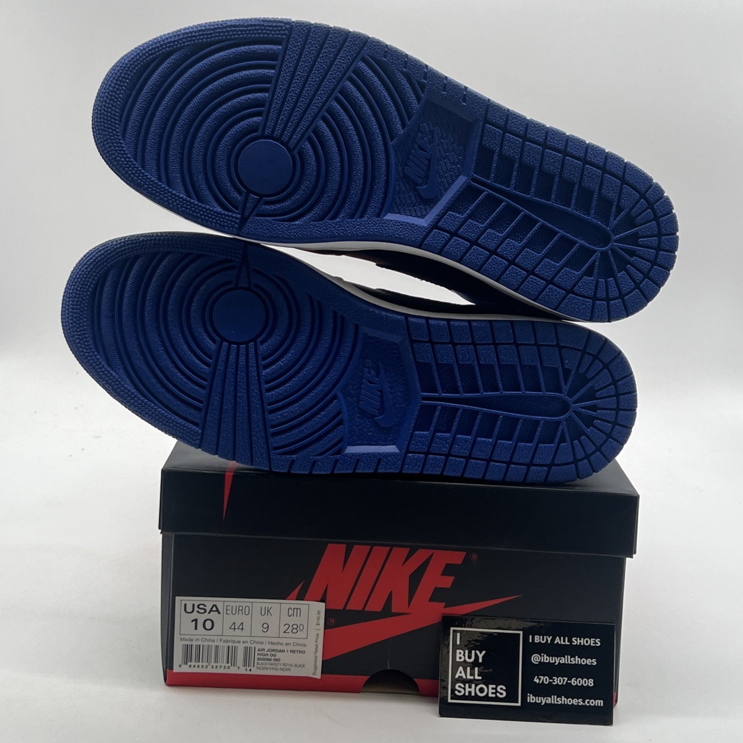 Size 10 - Air Jordan 1 Retro OG 2013 High Royal (555088-085)