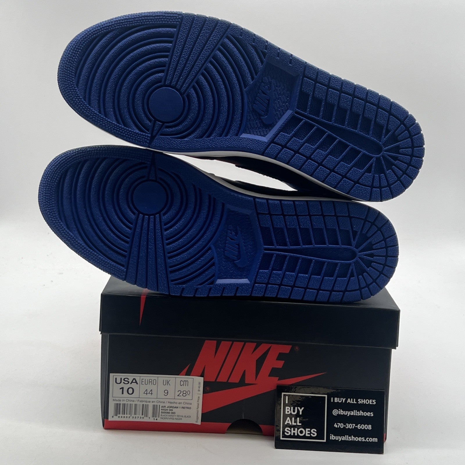 Size 10 - Air Jordan 1 Retro OG 2013 High Royal (555088-085)