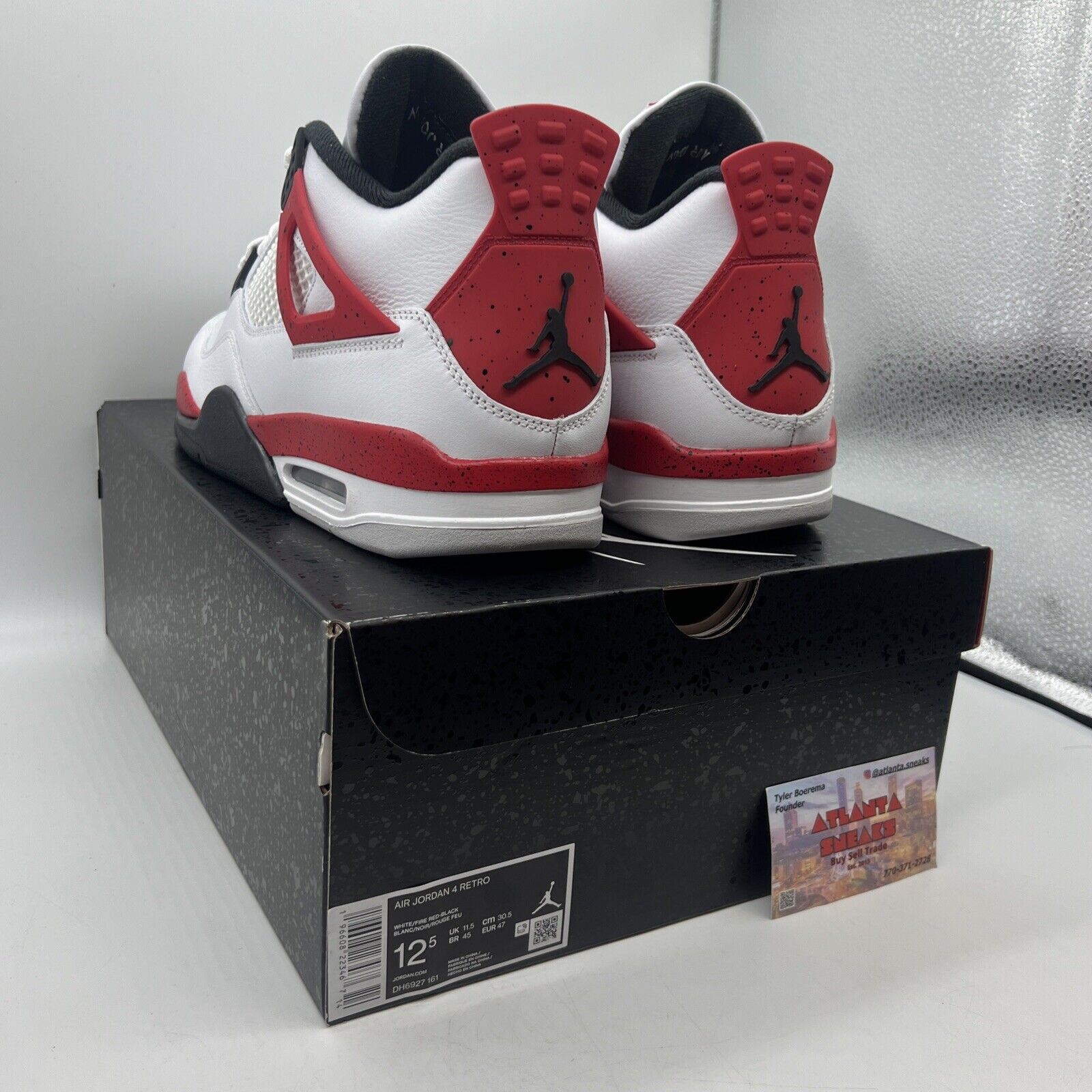 Size 12.5 - Jordan 4 Retro Mid Red Cement Brand New Og All