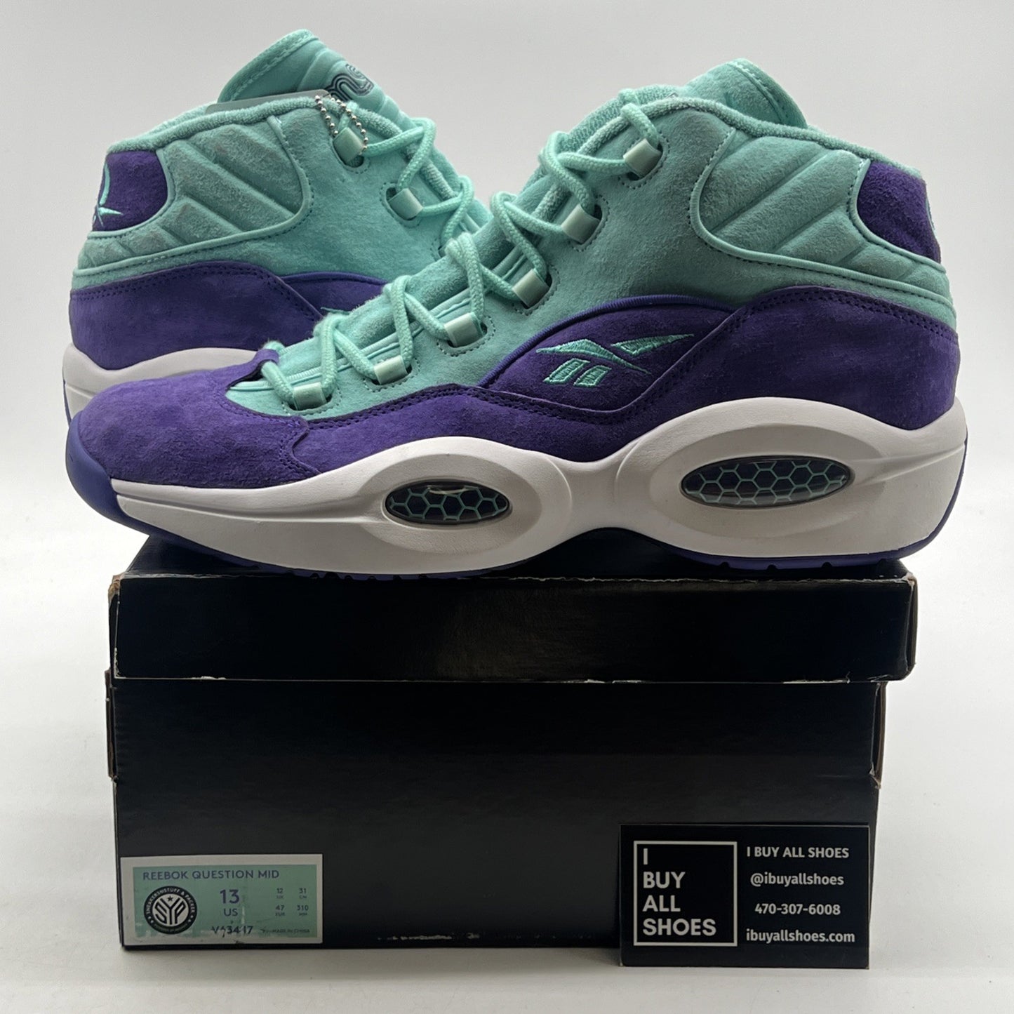 Size 13 - Reebok Packer Shoes x Sneakersnstuff x Token 38 x Question Mid