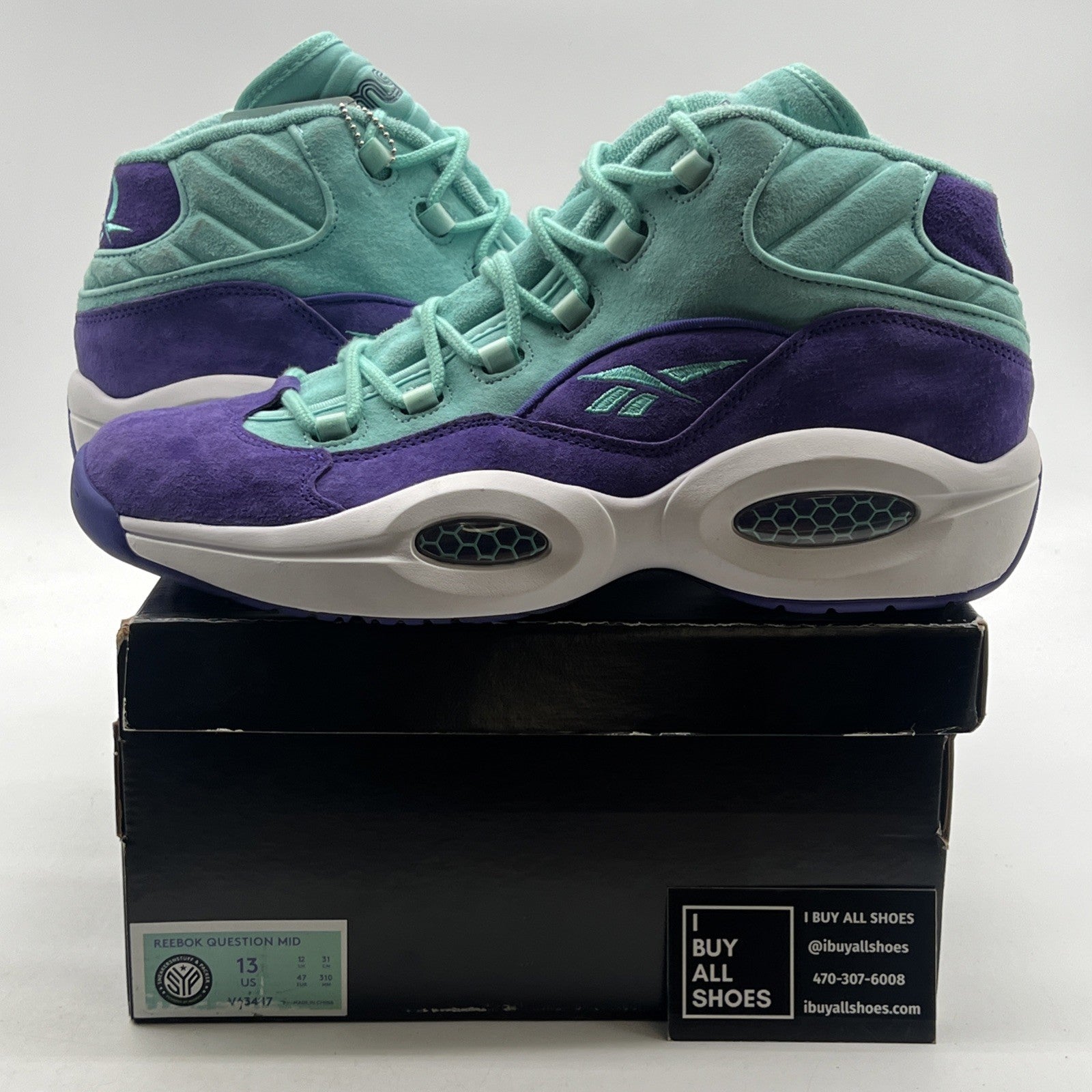 Size 13 - Reebok Packer Shoes x Sneakersnstuff x Token 38 x Question Mid