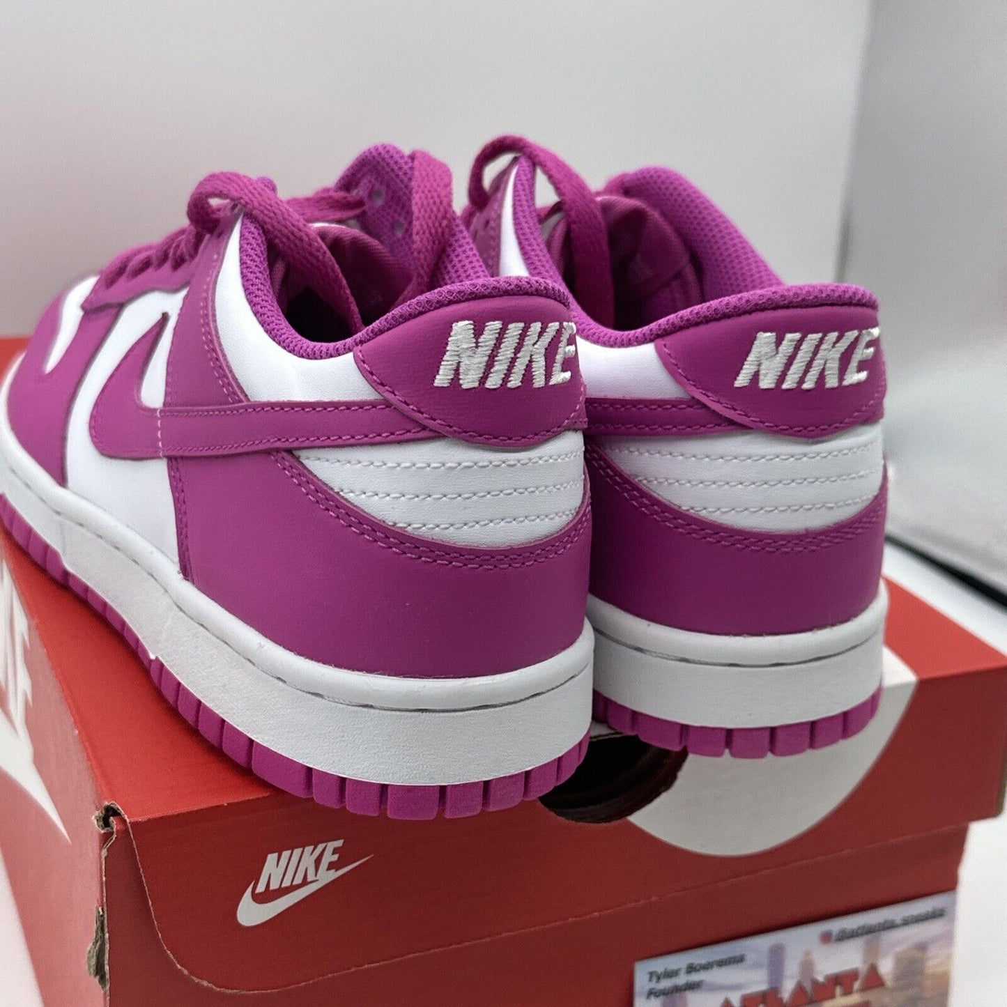 Nike Dunk Low Active Fuchsia Pink White (FJ0704-100) Size 6 NEW