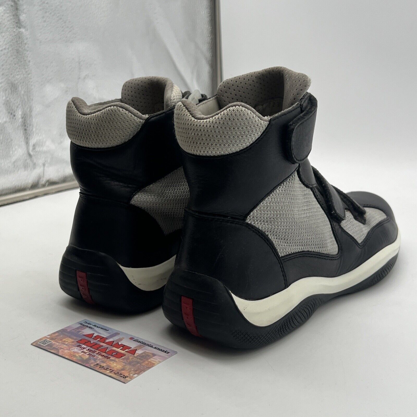 Size 8 - Prada American Cup Sneaker High Top