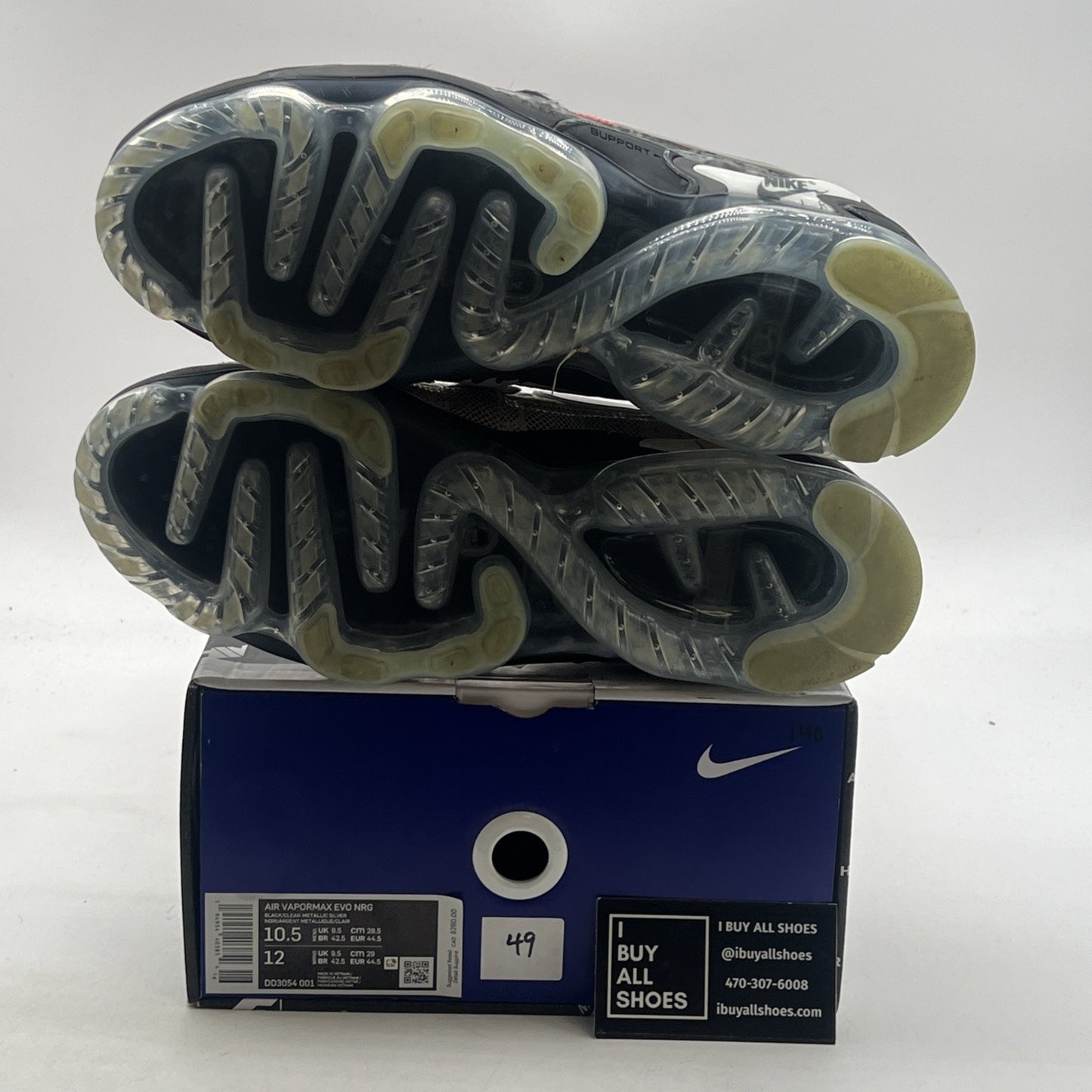 Size 10.5 - Nike Air VaporMax EVO NRG Collector's Closet (DD3054-001)
