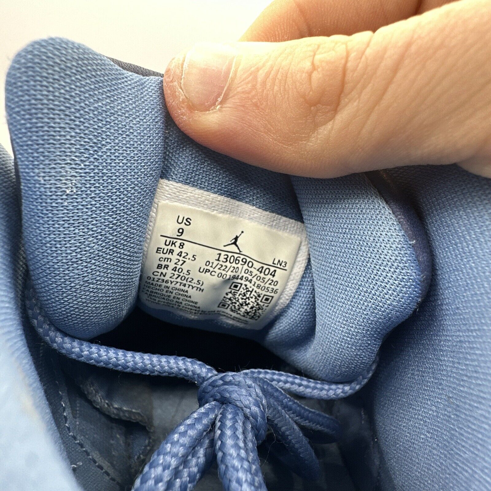Size 9 - Jordan 12 Retro Indigo 2020