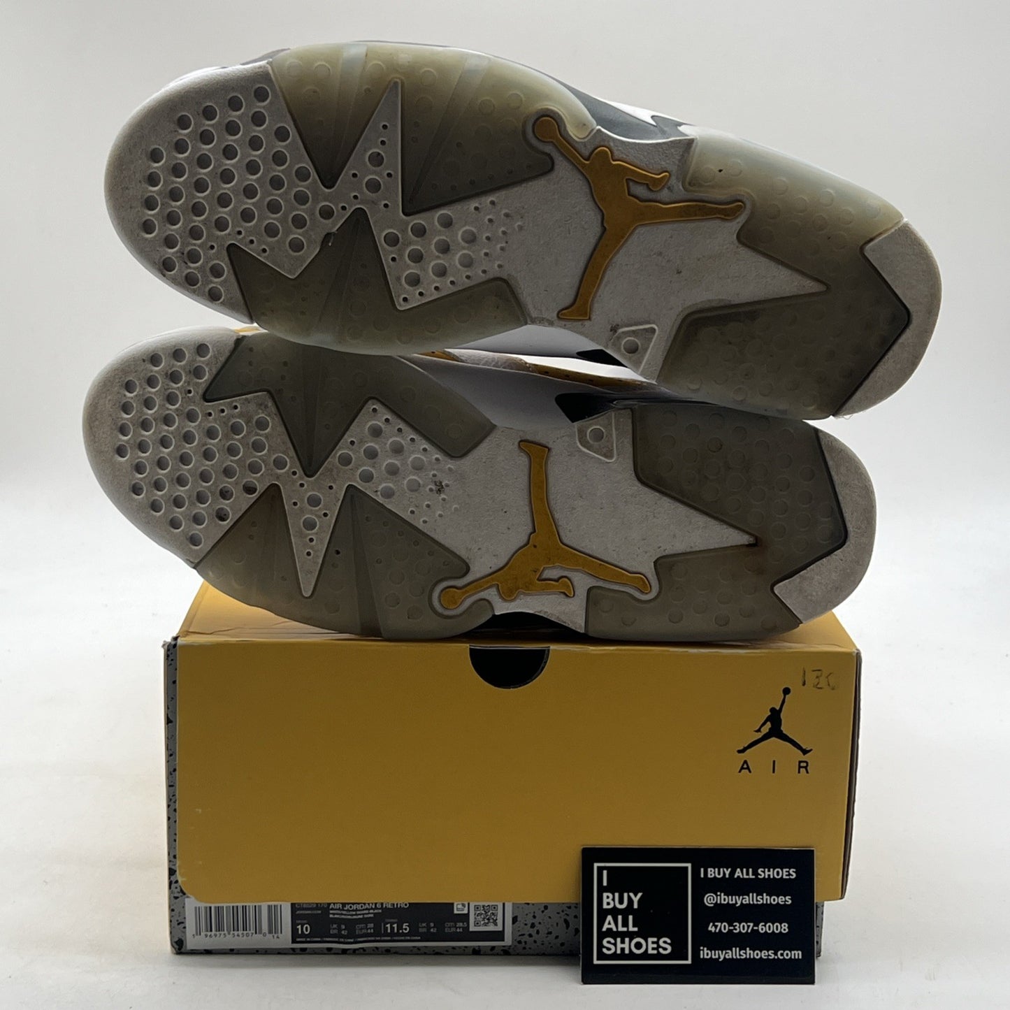 Size 10 - Air Jordan 6 Retro Yellow Ochre (CT8529-170)
