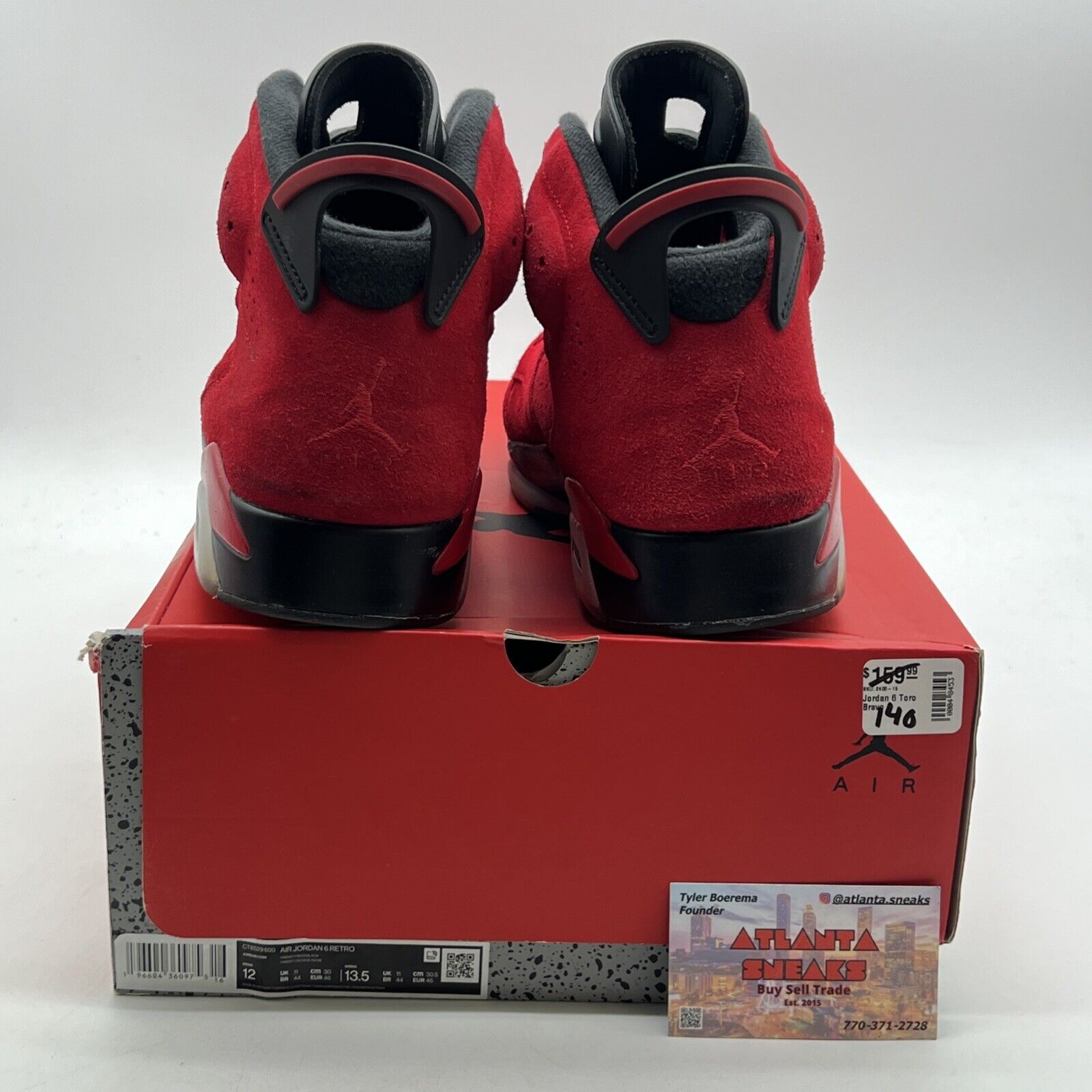 Size 12 - Air Jordan 6 Retro Toro Bravo (CT8529-600)