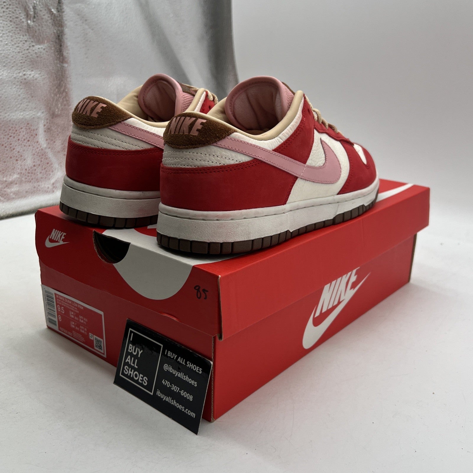Size 9.5 - Nike Dunk Premium Low Bacon W (FB7910-600)