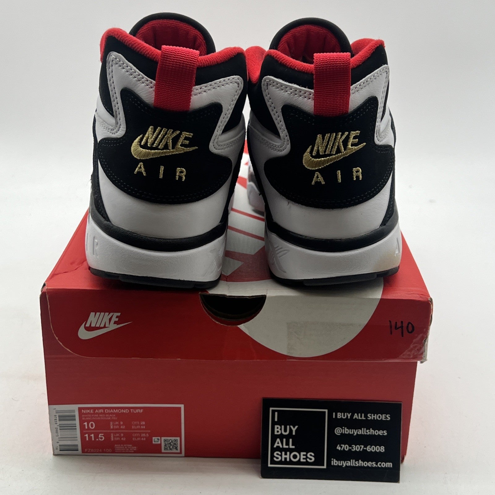 Size 10 - Nike Air Diamond Turf 2025 49ers (FZ8224-100)