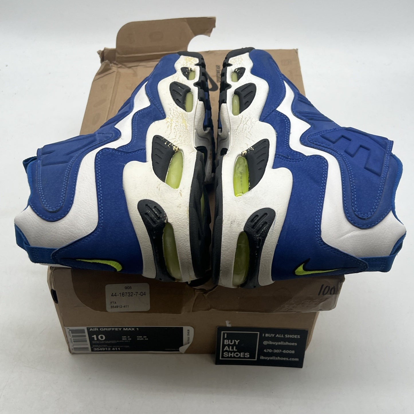 Size 10 - Nike Air Griffey Max 1 Varsity Royal (354912-411)