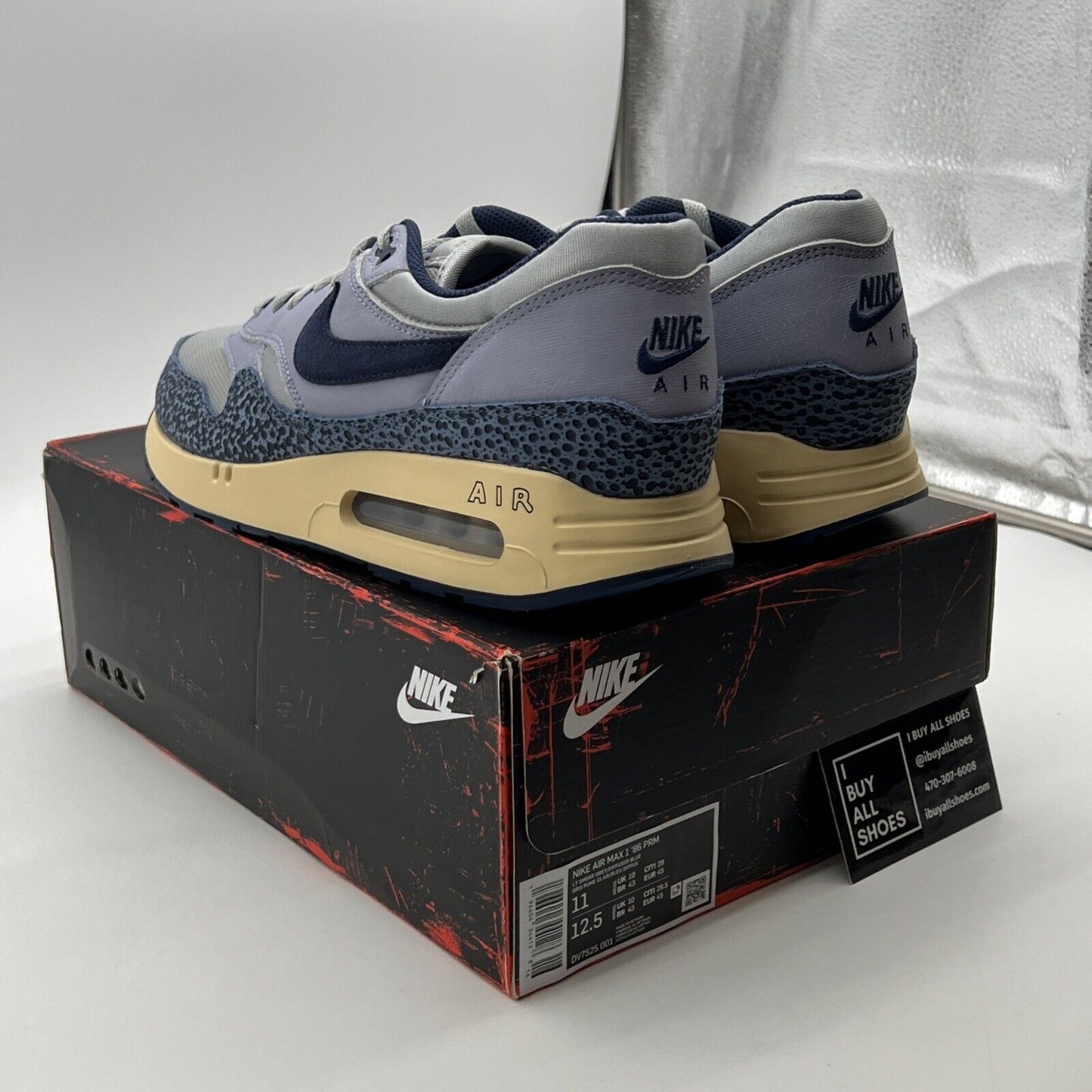 Size 11 - Nike Air Max 1 '86 OG Big Bubble - Lost Sketch (DV7525-001)