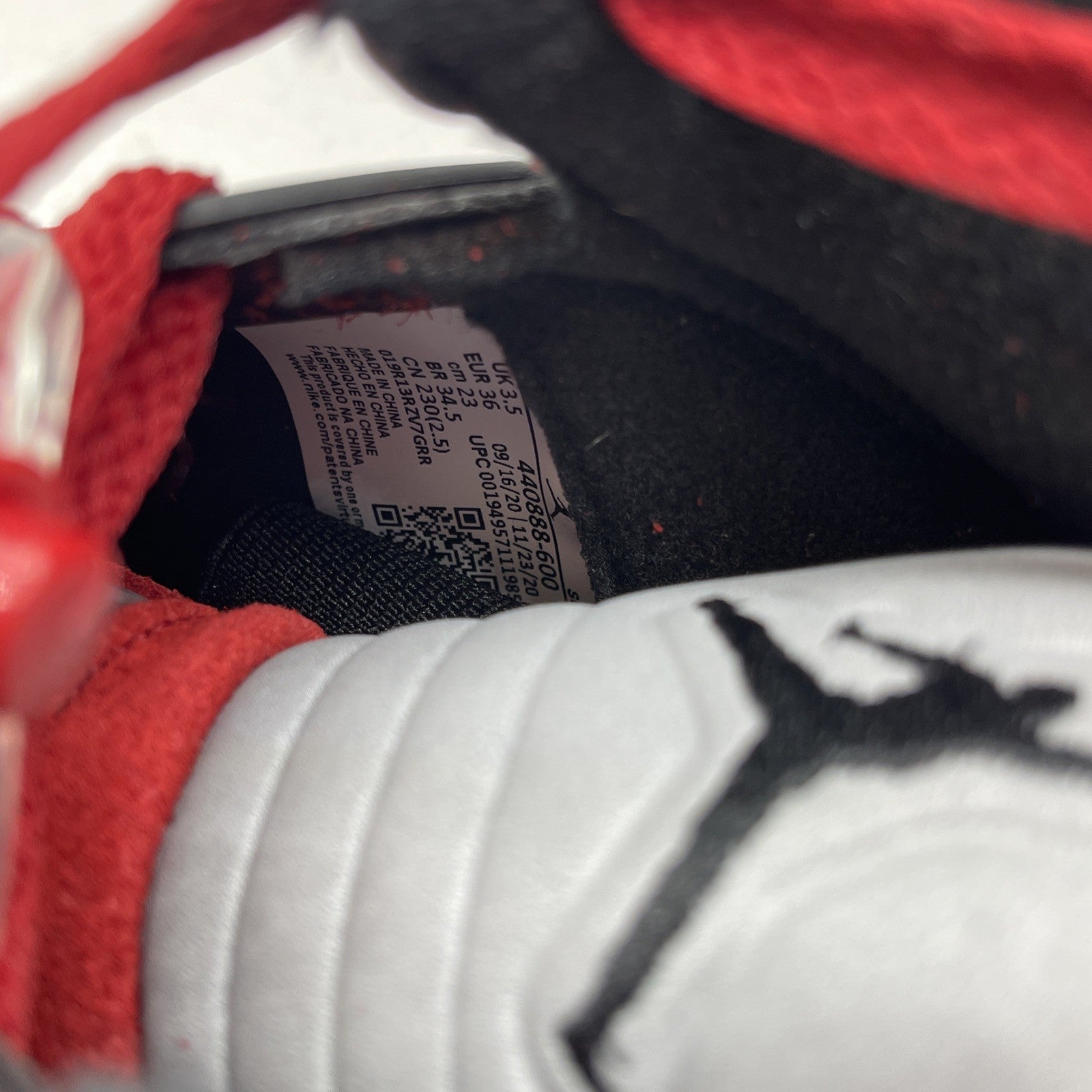 Size 4 - Jordan 5 Retro Mid Raging Bull Red Black Suede (440888-600)