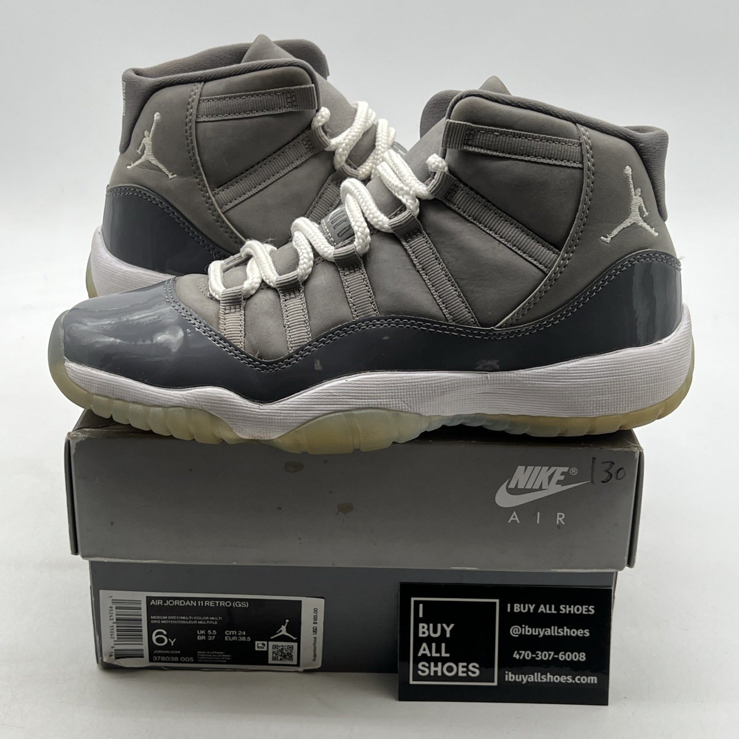 Size 6 - Air Jordan 11 Retro High Cool Grey (378038-005)