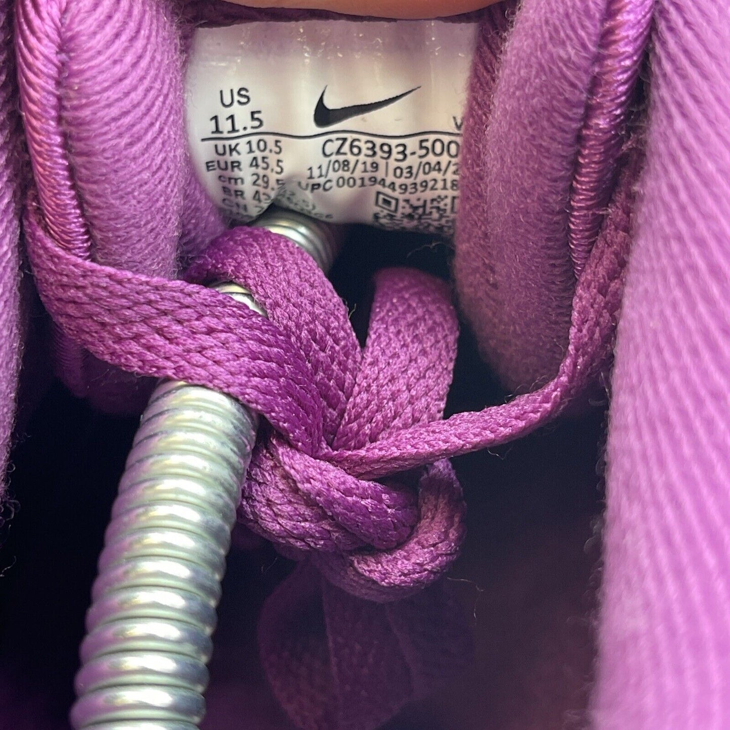 Size 10.5 - Nike Air Trainer 3 Retro 2020 Viotech Purple Leather (CZ6393-500)