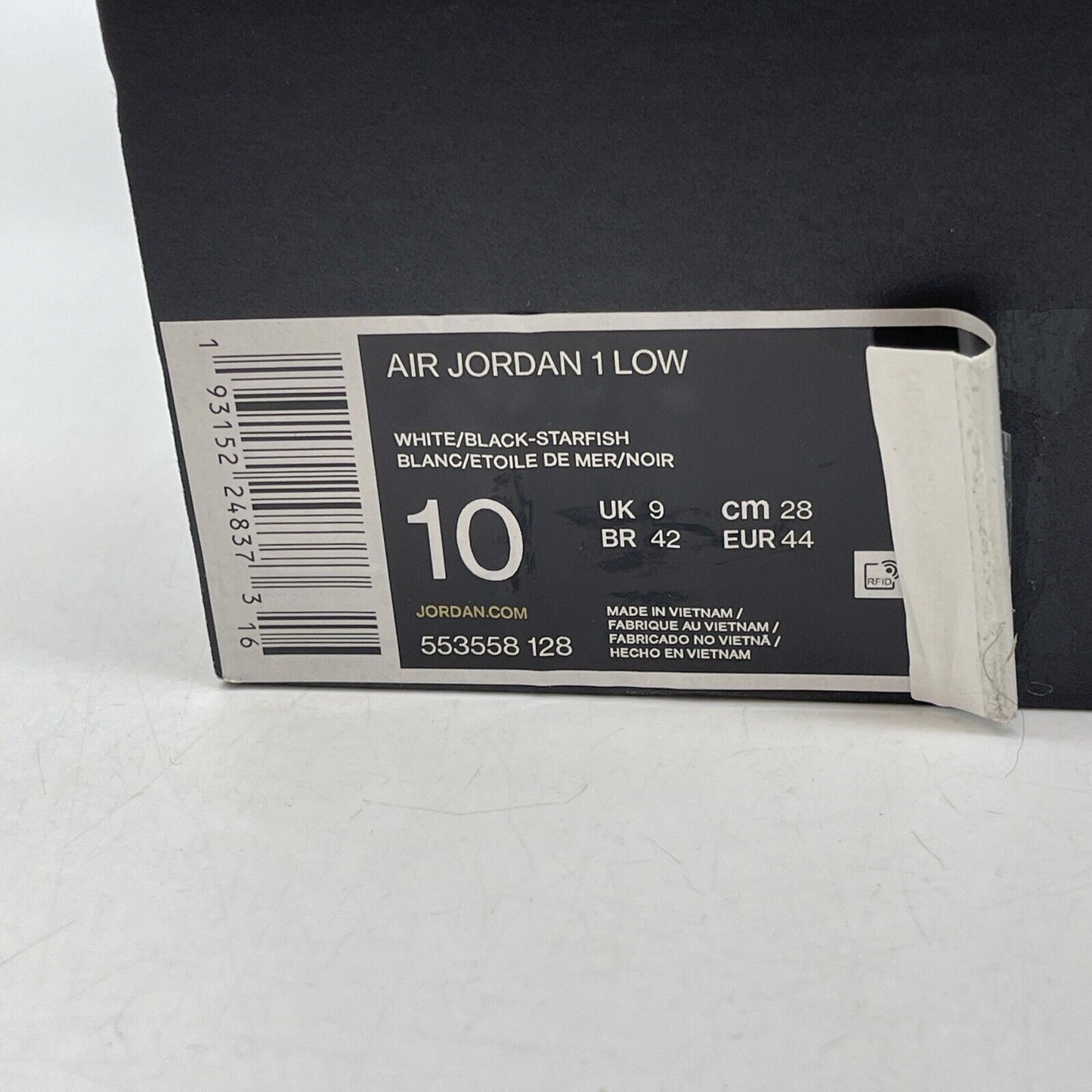 Size 10 - Air Jordan 1 Low Shattered Backboard Orange Black Suede (553558-128)