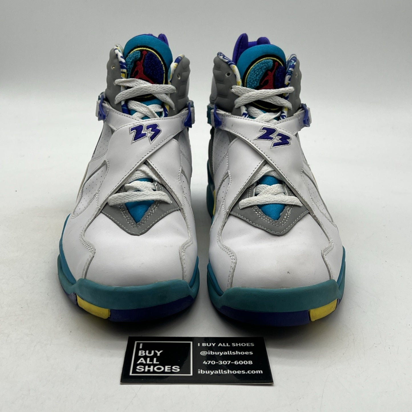 Size 11 - Air Jordan 8 Retro White Aqua W (316836-161)