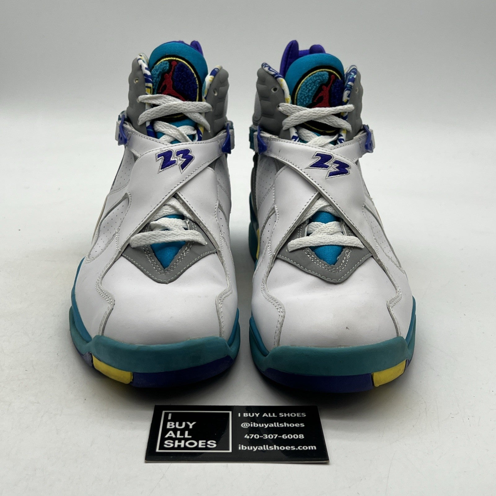 Size 11 - Air Jordan 8 Retro White Aqua W (316836-161)