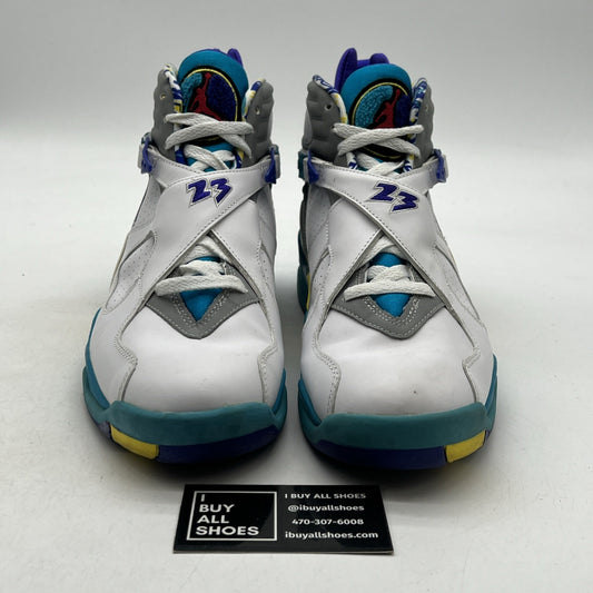 Size 11 - Air Jordan 8 Retro White Aqua W (316836-161)