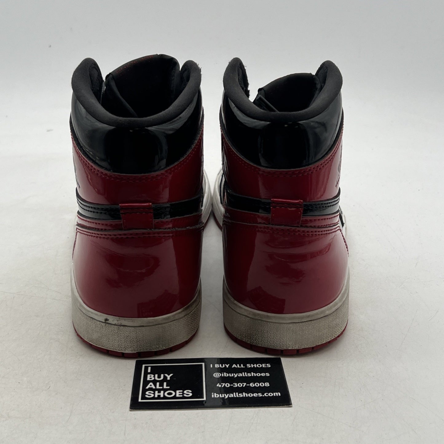 Size 11 - Air Jordan 1 Retro OG High Patent Bred (555088-063)