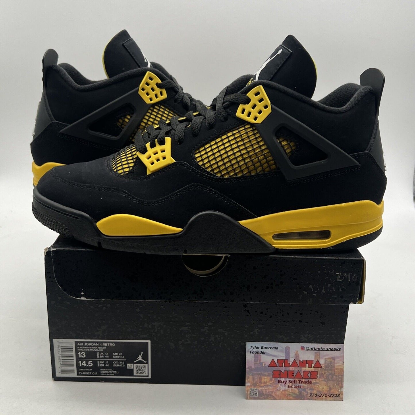 Size 13 - Air Jordan 4 Retro Mid Thunder (DH6927-017)