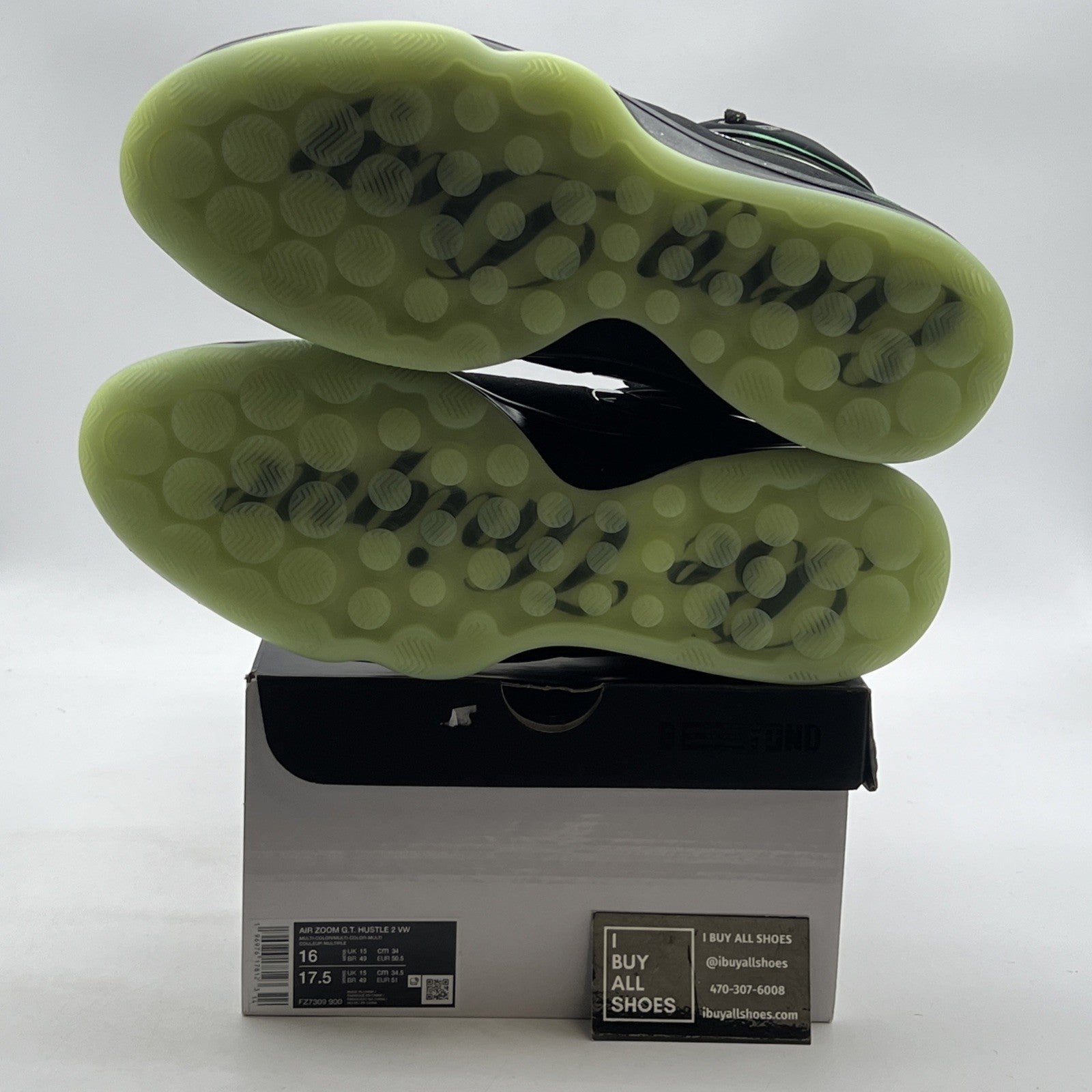 Size 16 - Nike Victor Wembanyama x Air Zoom GT Hustle 2 Alien (FZ7309-900)