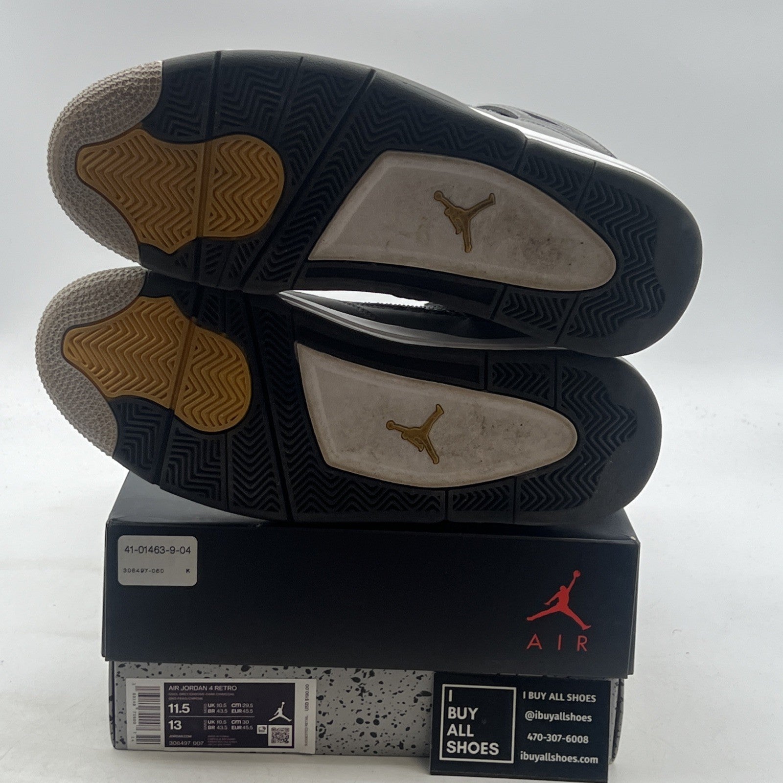 Size 11.5 - Air Jordan 4 Retro Low Cool Grey (308497-007)