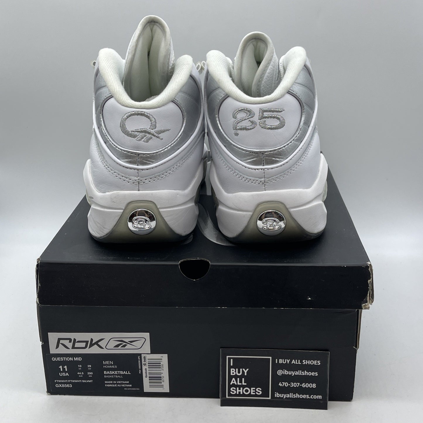 Size 11 - Reebok Question Mid 25th Anniversary (GX8563)