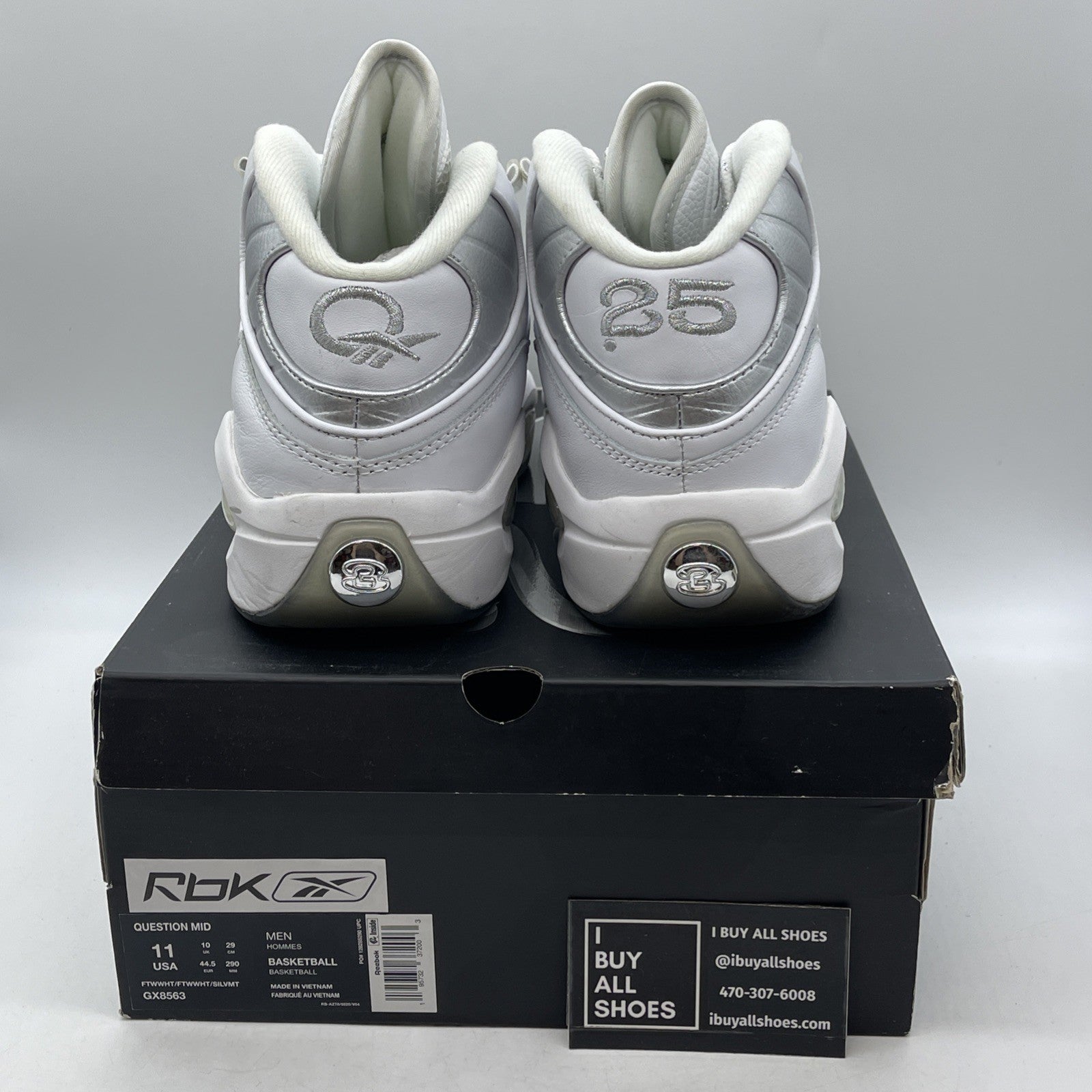 Size 11 - Reebok Question Mid 25th Anniversary (GX8563)