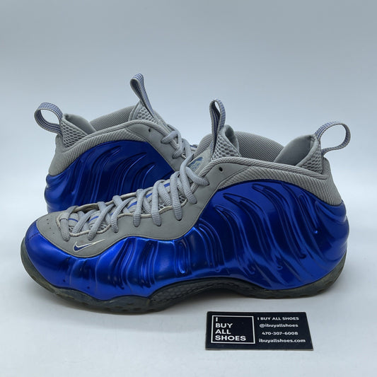 Size 12 - Nike Air Foamposite One Sport Royal Blue Grey Suede (314996-401)