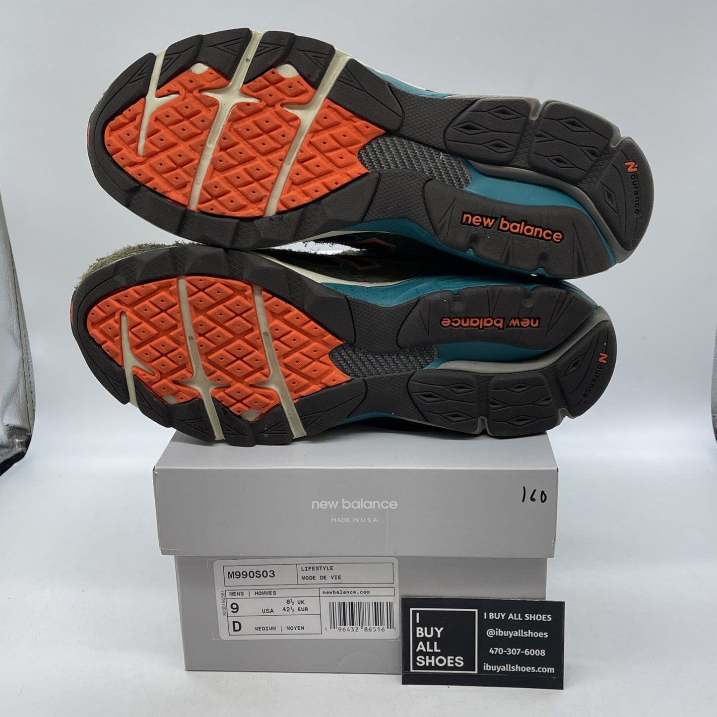 Size 9 - New Balance YCMC x 990v3 Made in USA Trailblazers Suede (M990S03)