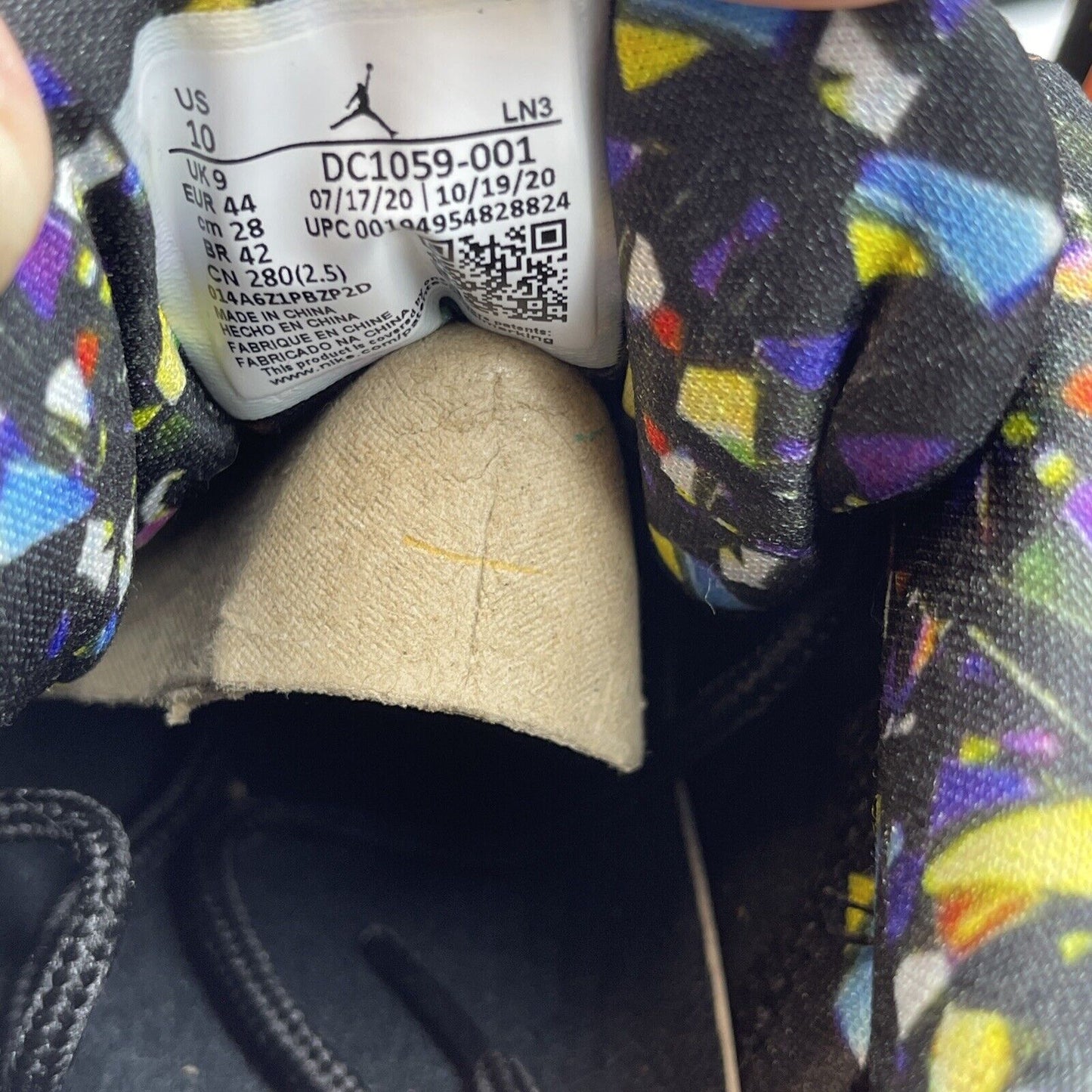 Size 10 - Jordan 12 Low SE 'Super Bowl' Black Red Gold Orange (DC1059-001)