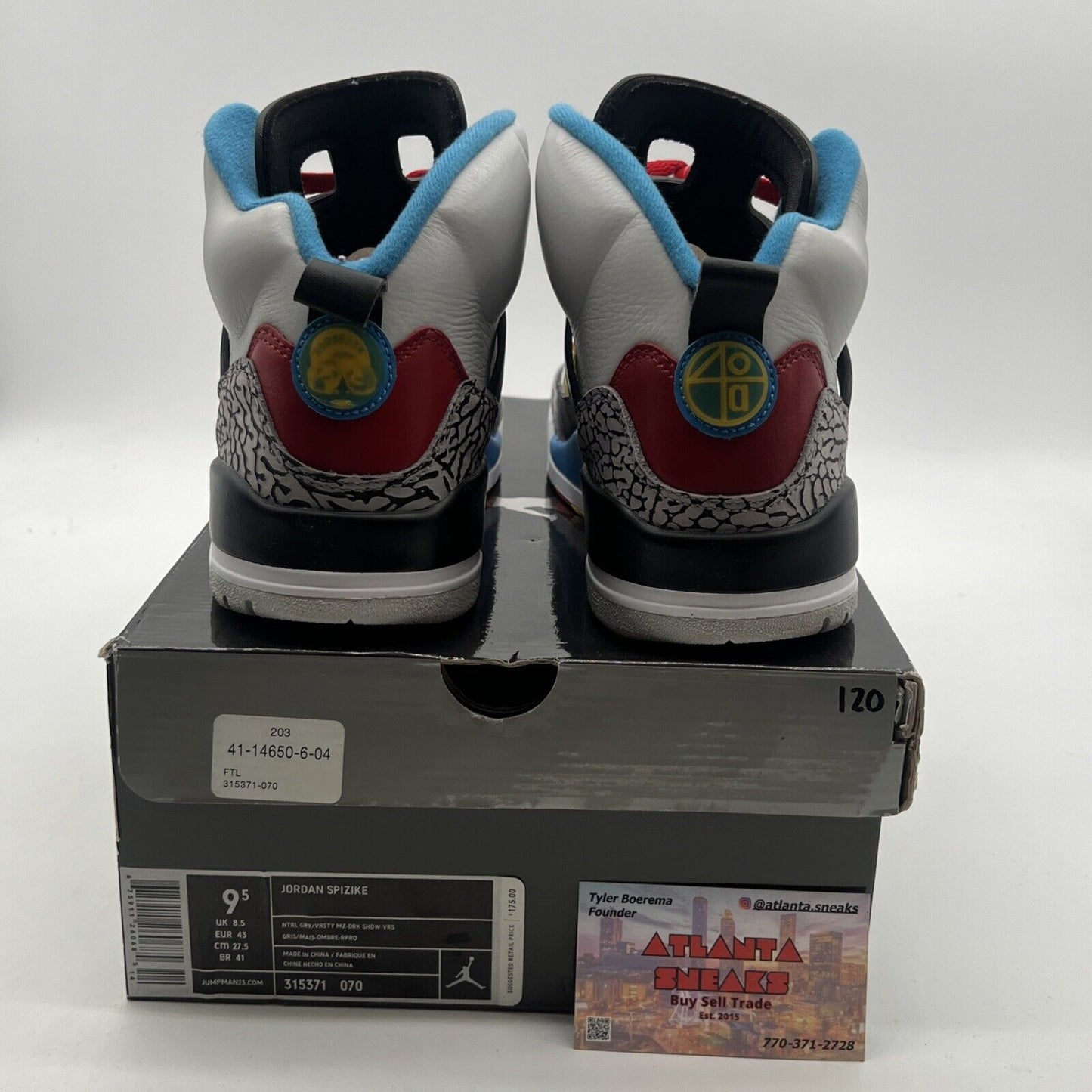 Size 9.5 - Jordan Spizike Bordeaux (315371-070)