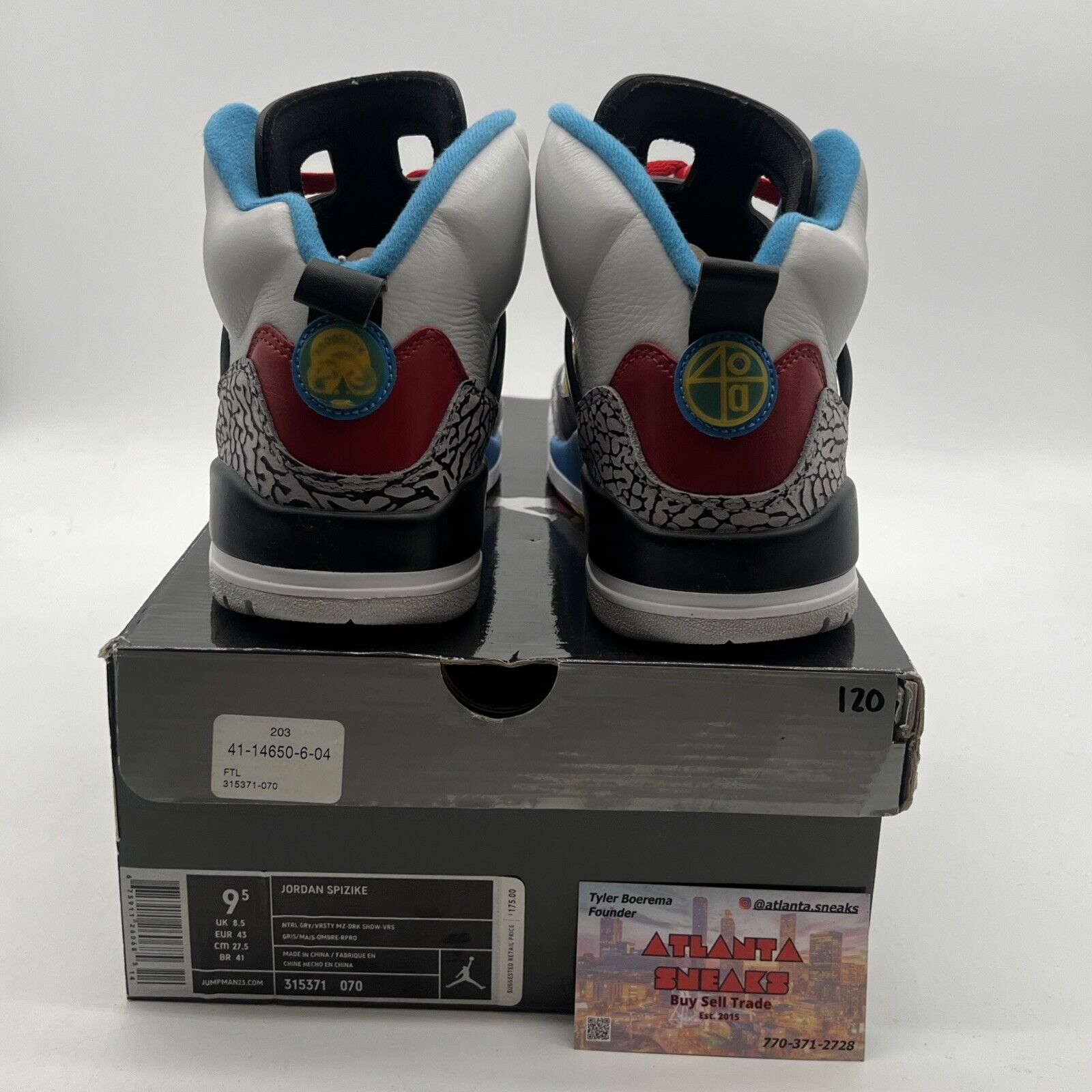 Size 9.5 - Jordan Spizike Bordeaux (315371-070)