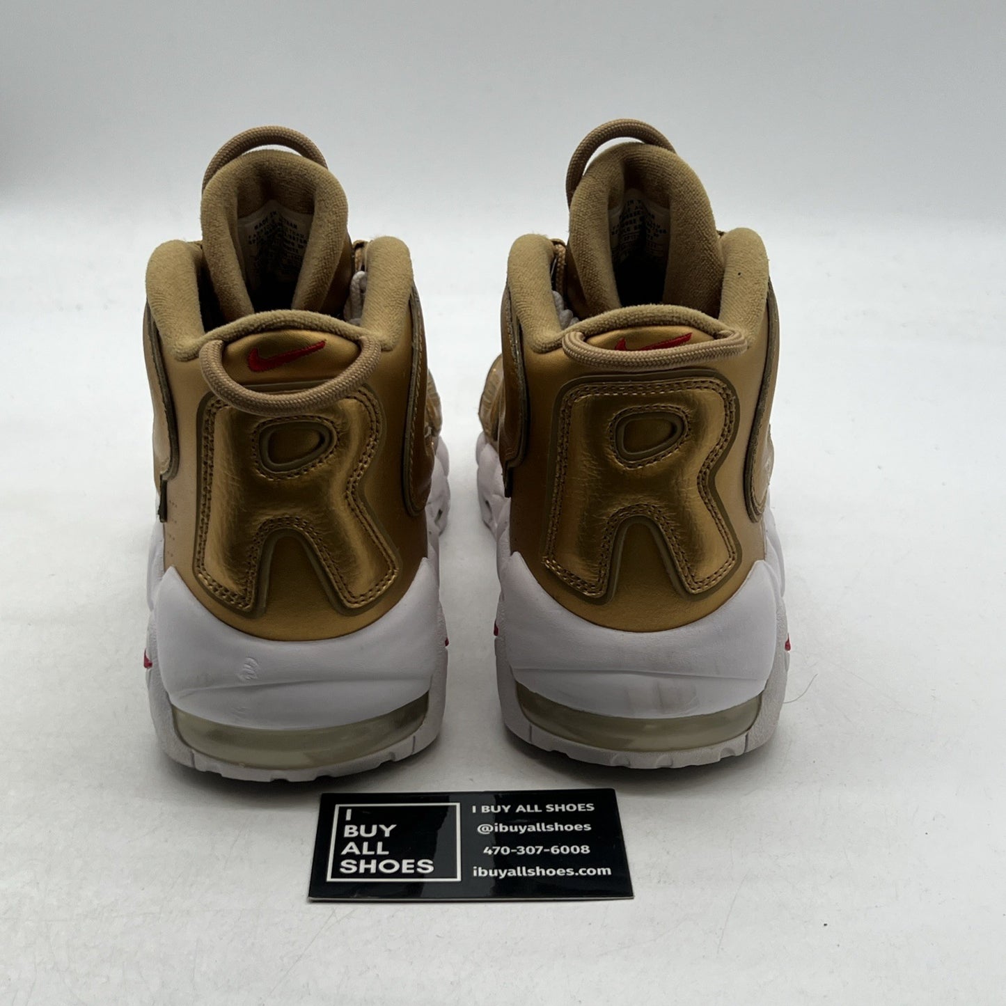 Size 11.5 - Nike Air More Uptempo x Supreme Suptempo Gold (902290-700) Sample