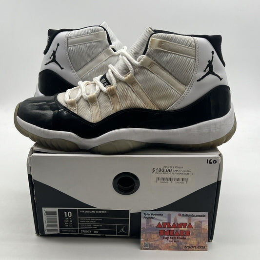 Size 10 - Air Jordan 11 Retro Concord 2011 (378037-107)