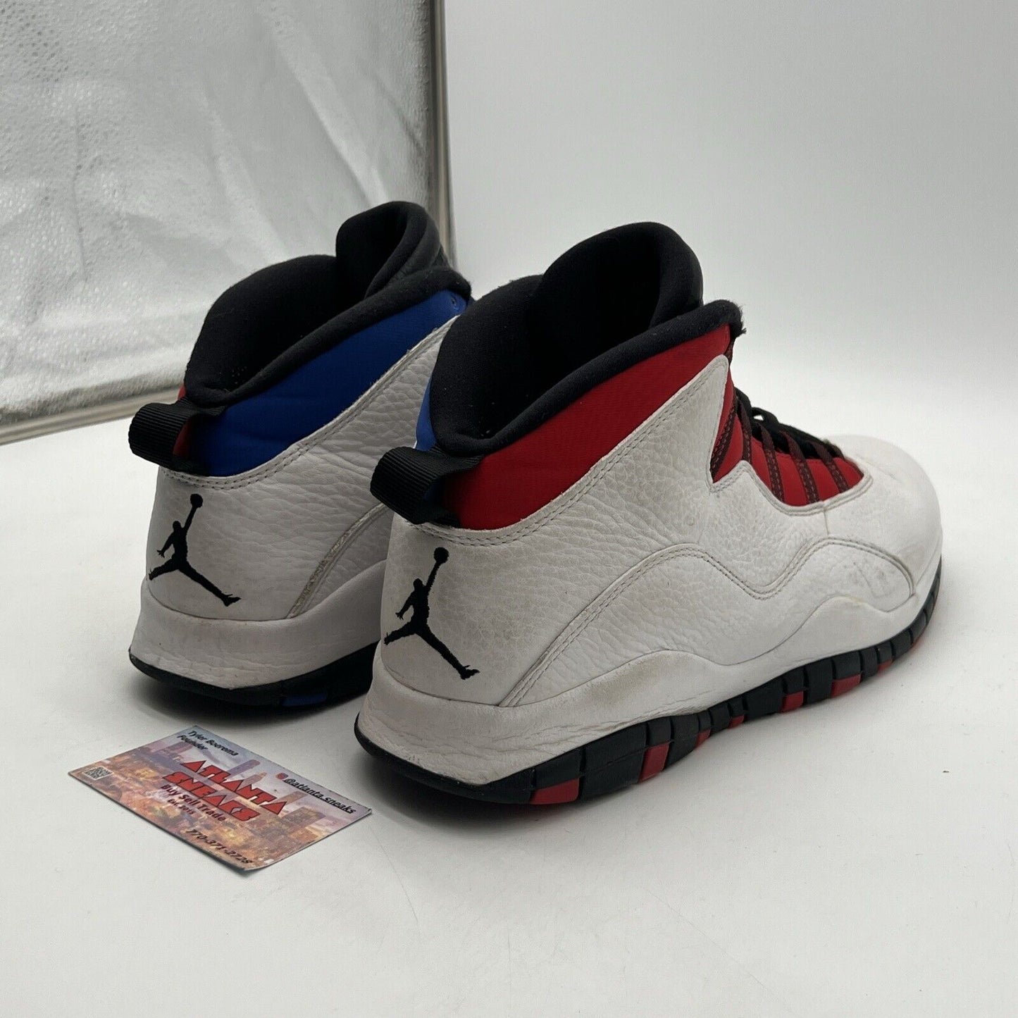 Size 12 - Air Jordan 10 Westbrook Class of 2006 Black White Red Blue 310805-160