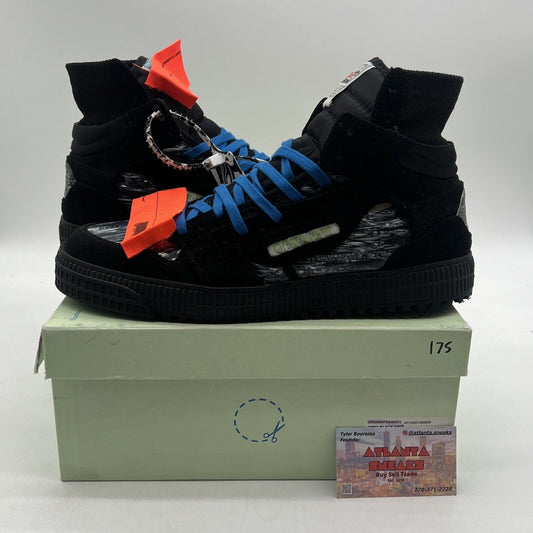 Size 11 - Off-White Off Court High Black Optical White (OMIA065F20LEA001)