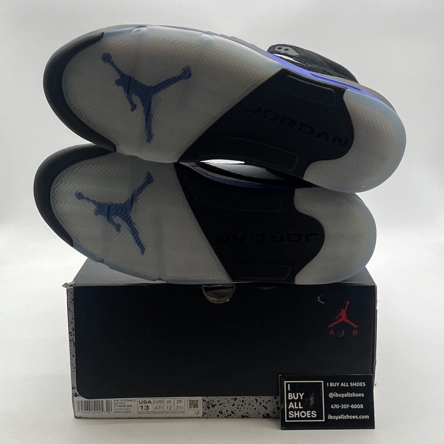 Size 13 - Air Jordan 5 Retro Mid Racer Blue (CT4838-004)