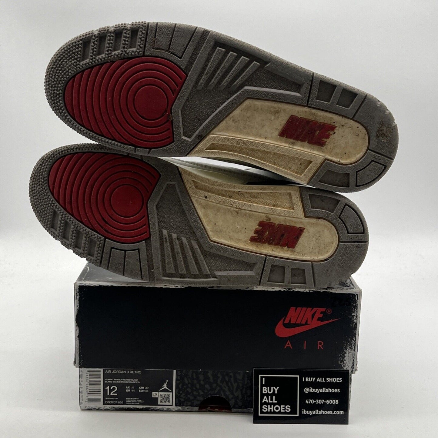 Size 12 - Air Jordan 3 Retro Mid White Cement Reimagined (DN3707-100)