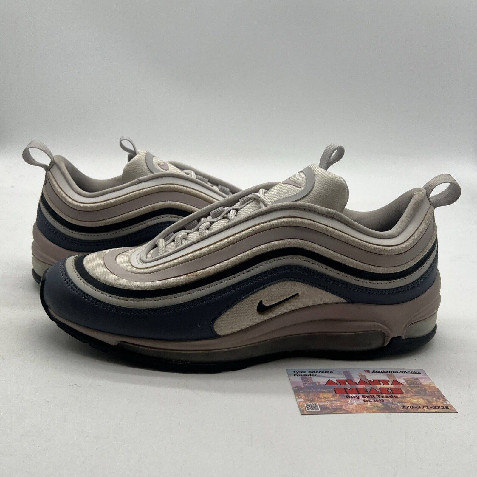 Size 8.5 - Nike Air Max 97 Ultra 17 Vast Grey Obsidian W (917704-006)