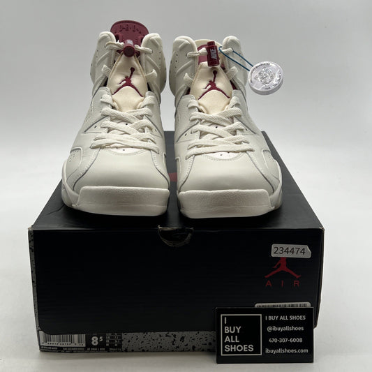 Size 8.5 - Air Jordan 6 Retro 2015 Maroon (384664-116)