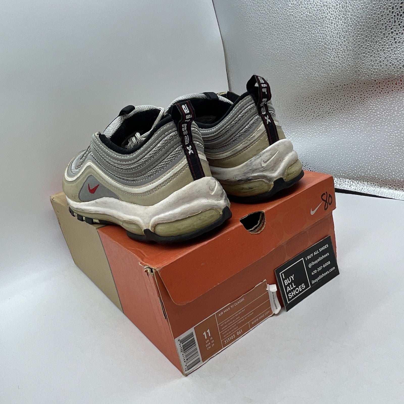 Size 11 - Nike Air Max '97 Classic HOA Silver (313105-061)