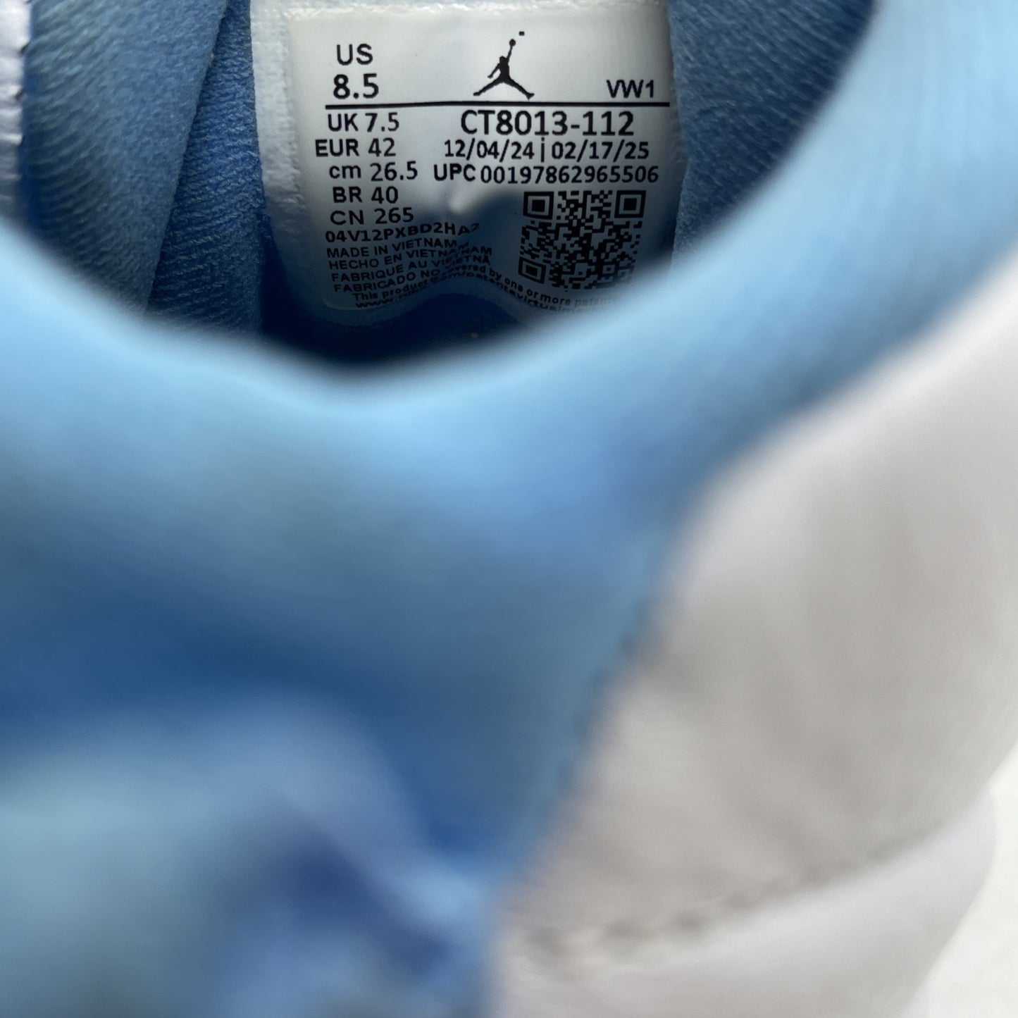 Size 8.5 - Air Jordan 12 Retro 2025 Melo (CT8013-112)
