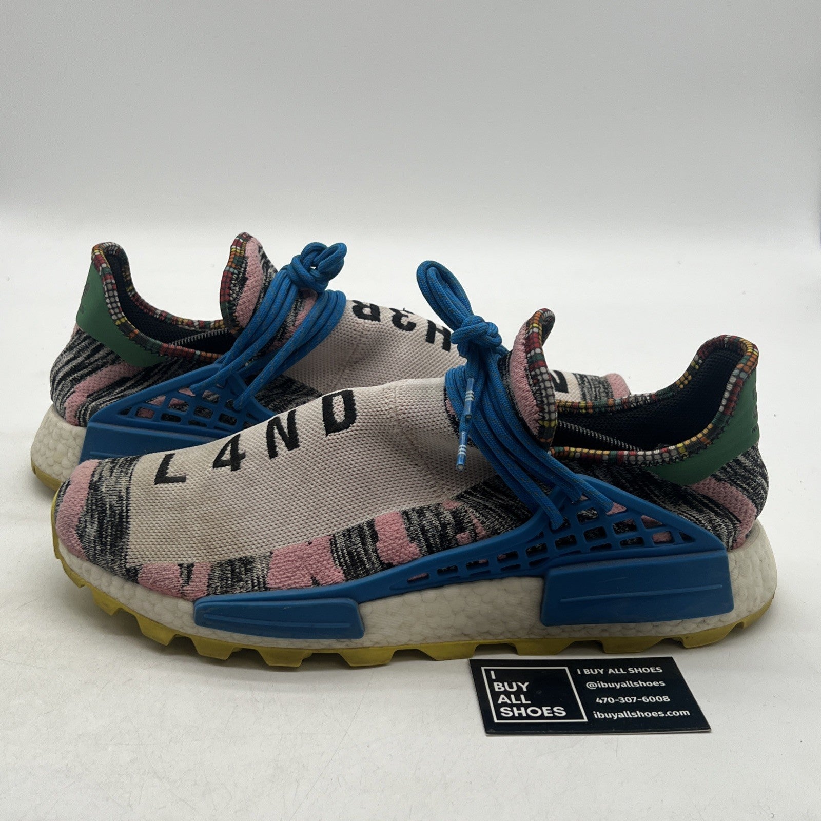 Size 14 - adidas Pharrell x NMD Human Race Trail Solar Pack (BB9531)